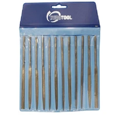 Eurotool Precision Needle File Set 12 Pc Cut 2 Jewelry Swiss Pattern Tool