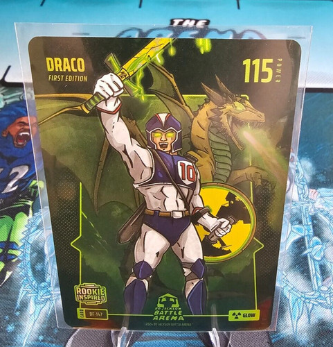 Bo Jackson Battle Arena DRACO Glow Battlefoil Drake Maye BF-147 Power 115 Rookie