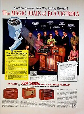 1941 advertising RCA Victor Auto Radio flyer 1941 advertising RCA Victor Auto Radio flyer