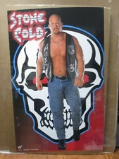 Vintage 1998 WF Stone Cold Steve Austin #1 original pro wrestling poster  14735