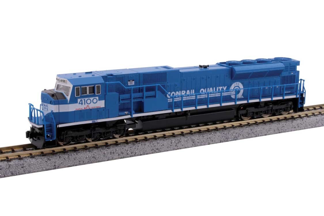 Spur N - Kato Diesel Locomotive EMD SD80MAC Conrail -- 176-5515 Neu