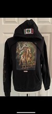 Rare Vintage 90 s Cross Colours Tupac Shakur Hip Hop Royalty Hoodie Size S
