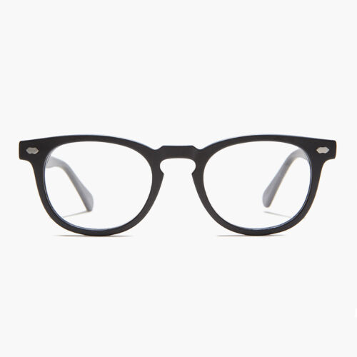 Matte Black Timeless Round Reading Glasses 1.25 diopter - Benson - 第 1/3 張圖片