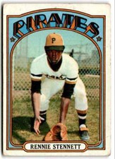 1972 Topps Rennie Stennett Rookie e Pittsburgh Pirates #219