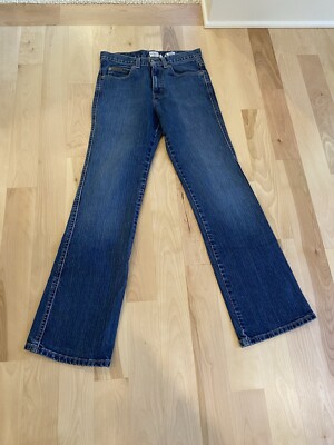 Calvin Klein Jeans Women SZ 4 Bootcut Lean Blue 30x32 Western Bar Friends Preppy
