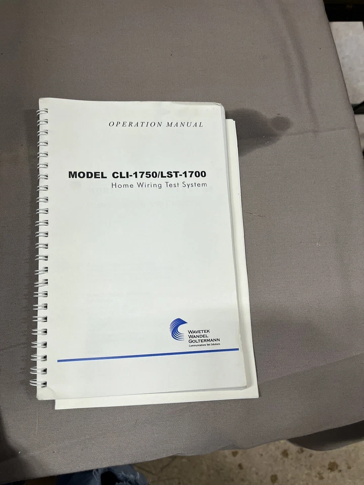 Equipo de prueba de cable de telecomunicaciones/RF Acterna LST-1700 y Wavetek CLI -1750 Foto 3 de 4