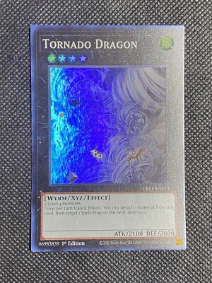 YuGiOh! - Tornado Dragon CRBR-EN013 Super Rare 1st Edition Near Mint