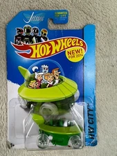 🔥🔥Hot Wheels The Jetsons Capsule Car Space Cartoon Theme Green Clear HW19🔥🔥