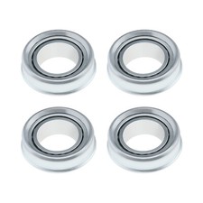 4x Trunk Wheel Bearings Flange Deep Groove Ball Bearings for Wheelbarrow 20mm