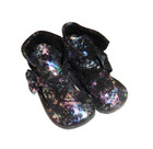Custom Handmade Toddler Girl's 7 Metallic Shiny Ankle Moccasins Vegan Leather