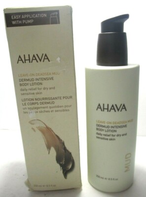 AHAVA - Leave-On Deadsea Mud Dermud Intensive Body Lotion, 8.5 oz. *READ MORE*