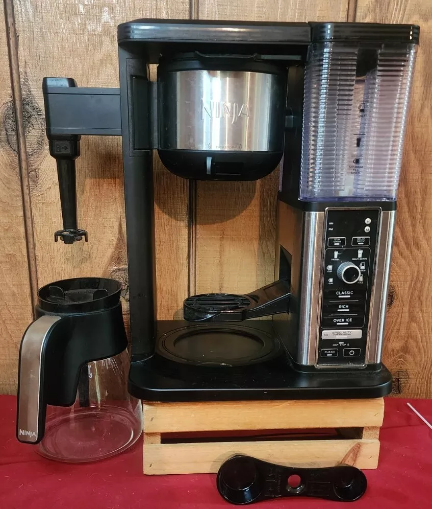 Ninja Specialty Coffee Maker with Fold-Away Frother & Glass Carafe