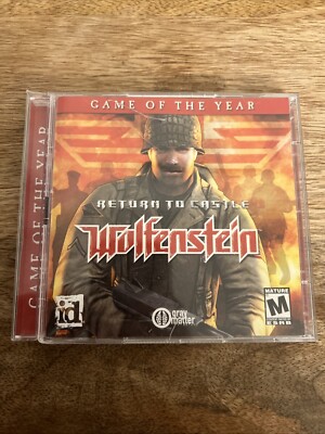 Return To Castle Wolfenstein Video Game Pc Cd-ROM M-Mature 