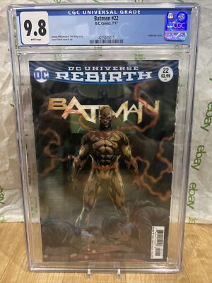 Batman #22 CGC 9.8 lenticular cover JASON FABOK Watchmen Comic New Slab