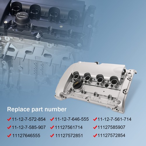 Aluminum Engine Valve Cover w/ Gasket & Cap for Mini Cooper R55 R56 R57 R58 R59 - Picture 4 of 7