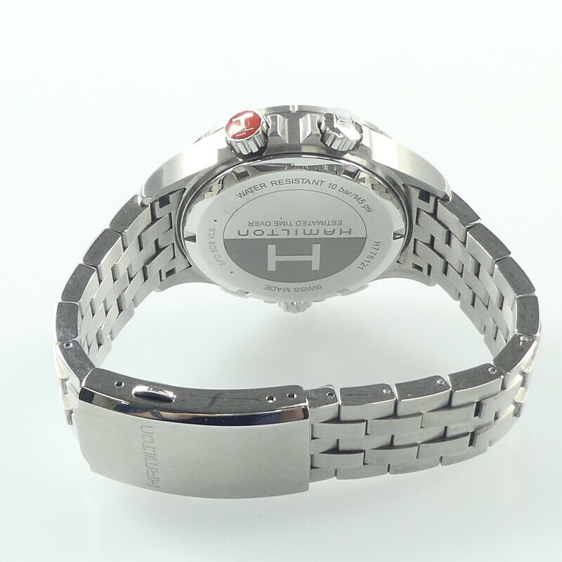 HAMILTON KHAKI Aviation H776121 SILVER MEN'S WATCH USED HAMILTON KHAKI Aviation H776121 SILVER MEN'S WATCH USED
