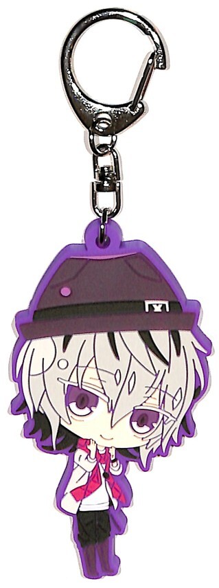 Collar x Malice Keychain Mascot Charm Kuji C Rubber Key Holder Kei