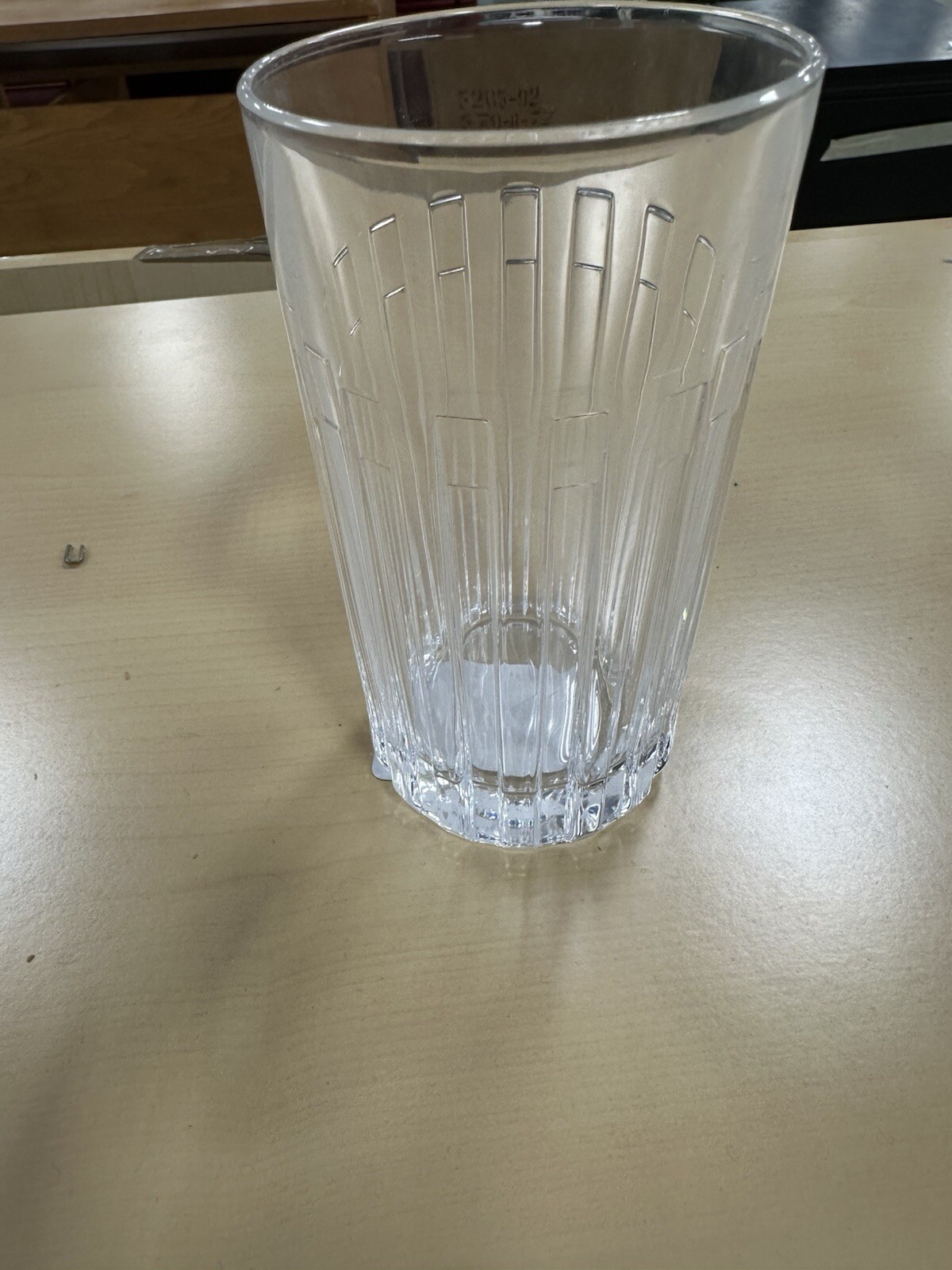 TIFFANY & CO. ATLAS HIBALL GLASS CRYSTAL CLEAR