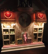 Enesco Toyland Precious Moments Music Box Wall Mounted Lights And Clock Work