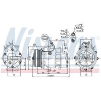 Kompressor Klimaanlage FüR Opel Astra G CC F48_ F08_ Zafira A F75_ F35_