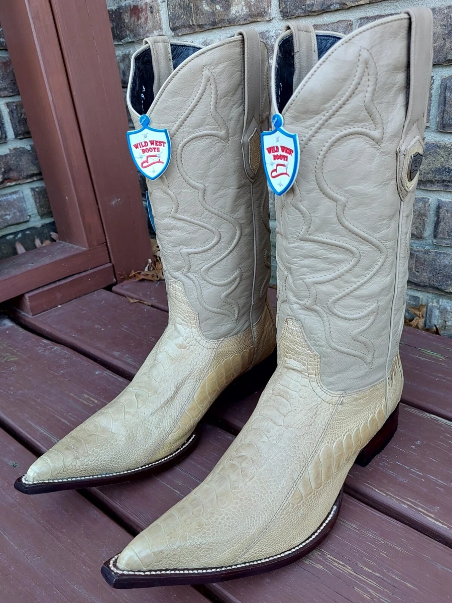 Beige western clearance boots