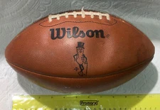 Vintage Original Wilson Pro Football Advertising “Mr Peanut” Super Bowl Party SF
