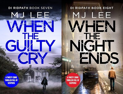 When the Night Ends When Guilty Cry DI Ridpath Crime Thriller Books 7 + 8 MJ Lee