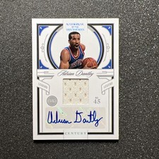 2010-11 National Treasures ADRIAN DANTLEY #160 NBA Basketball AUTO JERSEY 01/10 