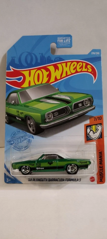 Hot Wheels Custom, 68 Plymouth Barracuda Formula S, Green, The Munsters Foto 2 de 4