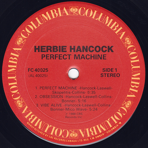 Herbie Hancock Perfect Machine (LP, Album) (Near Mint (NM or M