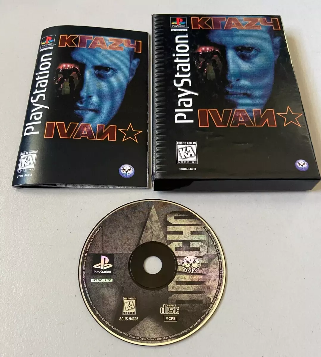 PS1/PLAYSTATION 1 Game - Krazy Ivan (Boxed) Pal