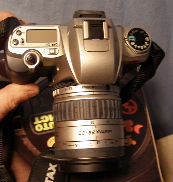『L』 PENTAX ZX-7 - 35mm SLR Camera Outfit w ORIGINAL BOX ++ NICE