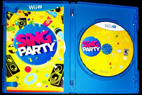 Sing Party solo gioco Nintendo Wii U LN perfette condizioni COMPLETO! - Foto 3 di 3