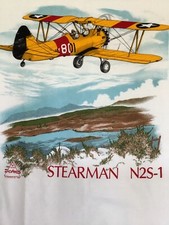 1992 STEARMAN N2S-1 white T-Shirt men’s sz M medium made in USA new NWOT
