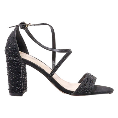 CARVELA Riemchen Absatz Schwarz Synthetisch Damen UK 4