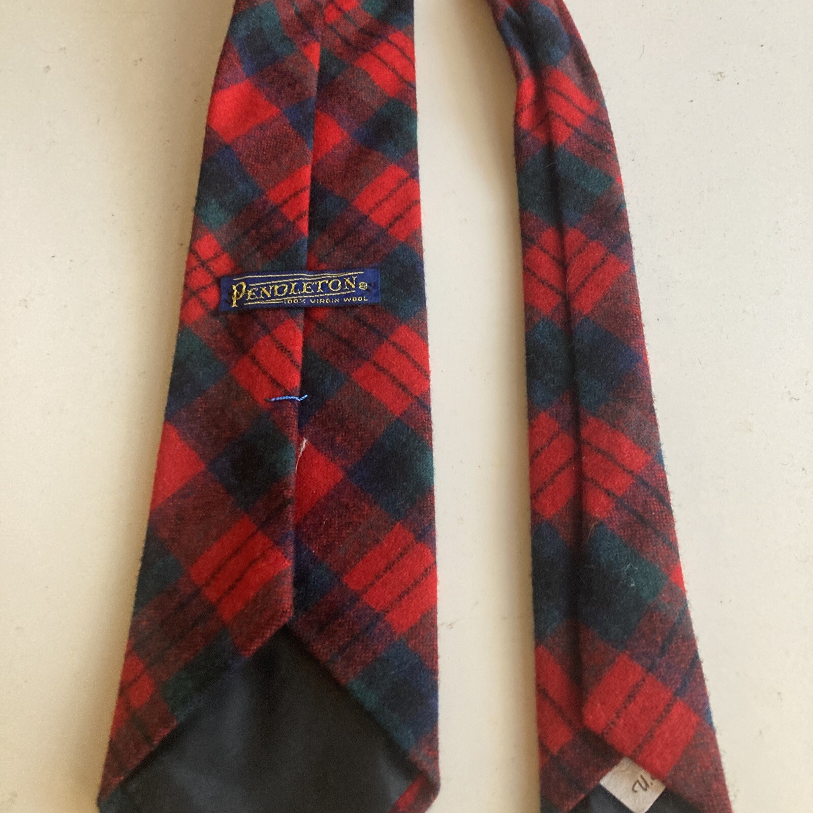 Pendleton wool Tie classic plaid - image 2