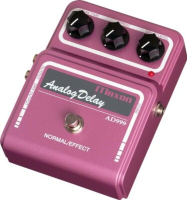 Maxon AD999 Vintage Series Analog Delay Guitar Effects Pedal New