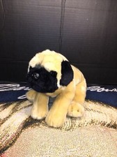 VGUC-12  FAO Schwarz Pug Puppy Plush Stuffed Toy