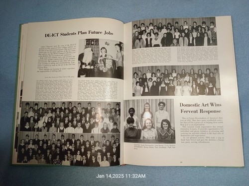The Quill 1970 - ENID High School Enid Oklahoma Annuario Scuola Vintage Annuale - Foto 6 di 12