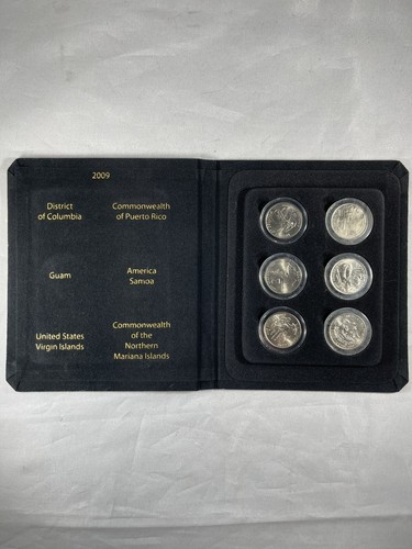 2009 QUARTERS DISTRICT OF COLUMBIA AND U. S. TERRITORIES BLACK VELVET PRESENTATI - Picture 2 of 4