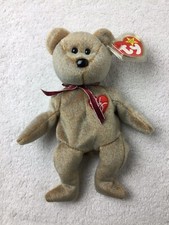 Ty 1999 Signature Bear Beanie Baby With Tag 