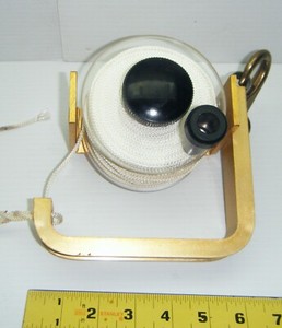 ADEL Diver’s Diving Reel - Aluminum Frame - Bronze Italian Diver’s Hook