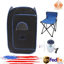 1000W Double-headed Zipper Foldable Home Sauna Tent Sauna Heating Box Sweat Box