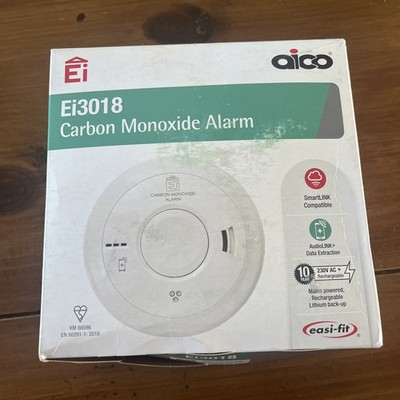 Aico Ei3018 Kohlenmonoxidmelder nagelneu Ablauf Mai 2035