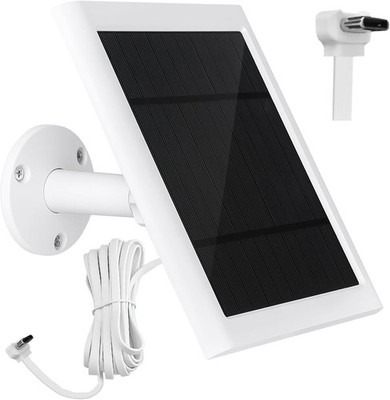 for Ring Doorbell Solar Panel - 4W Charger, Compatible with Battery Doorbells, T