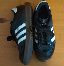 adidas Samba Kids Black/White Leather Lace-Up...