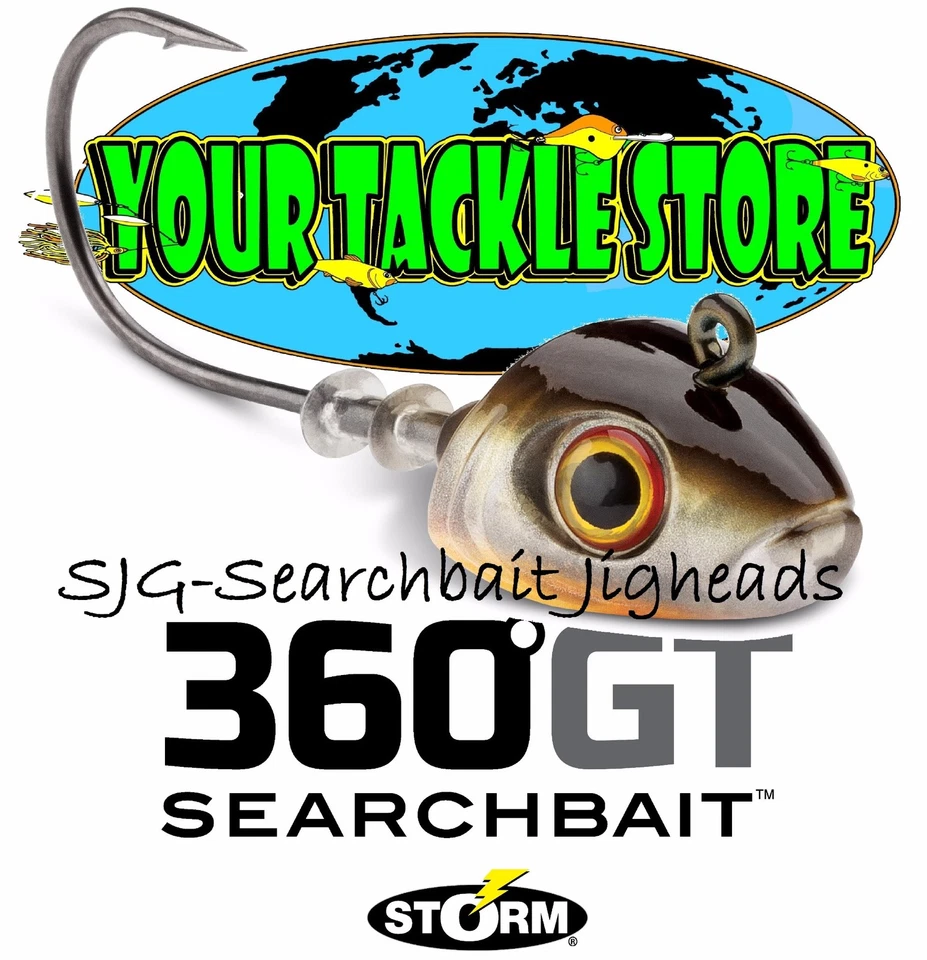 Storm SJG 360GT Searchbait Jig Pick 1/8 1/4 3/8 1/2 oz. Color & Quantity NIP - Image 2 of 2