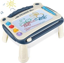 Magnetic Doodle Board with Detachable Stand & Colorful Drawing Pad