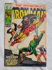 Iron Man #15 1969 Marvel Comics Vintage Silver Age Comic Book Unicorn Red Ghost