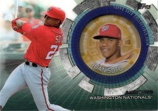 Juan Soto baseball card 2020 Topps Update #TBCJS Commemorative Coin Insert